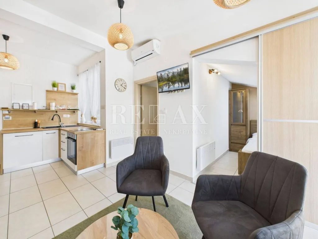 Séjour - Apartment with Sea View in Crikvenica Centre