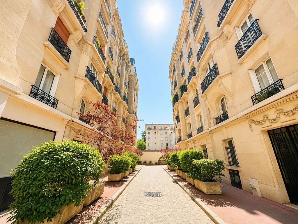 Jardin - Appartement Lumineux avec Balcons à Paris 15