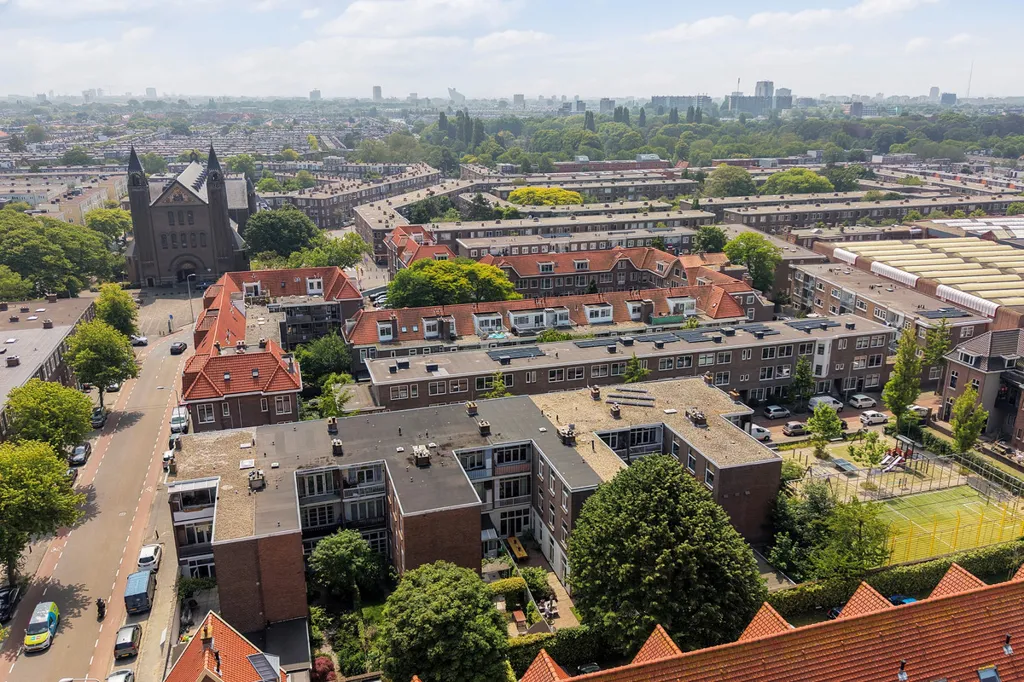 Vue aérienne - Ground Floor Flat with Deep Garden in 's-Gravenhage