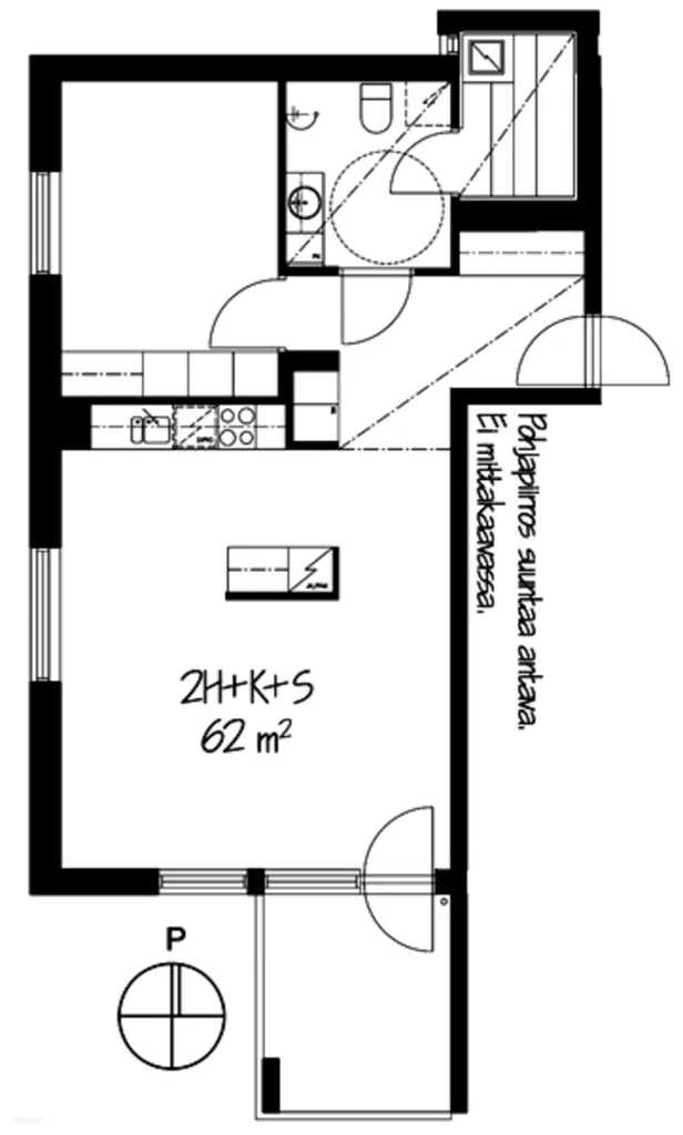 Plan - Spacious Duplex with Sauna in Leppävaara, Espoo