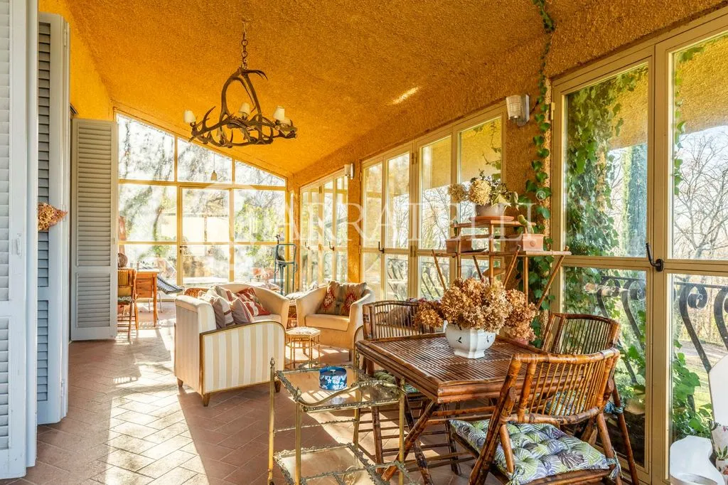 Terrass - Rationalist Villa with Pool in Arezzo