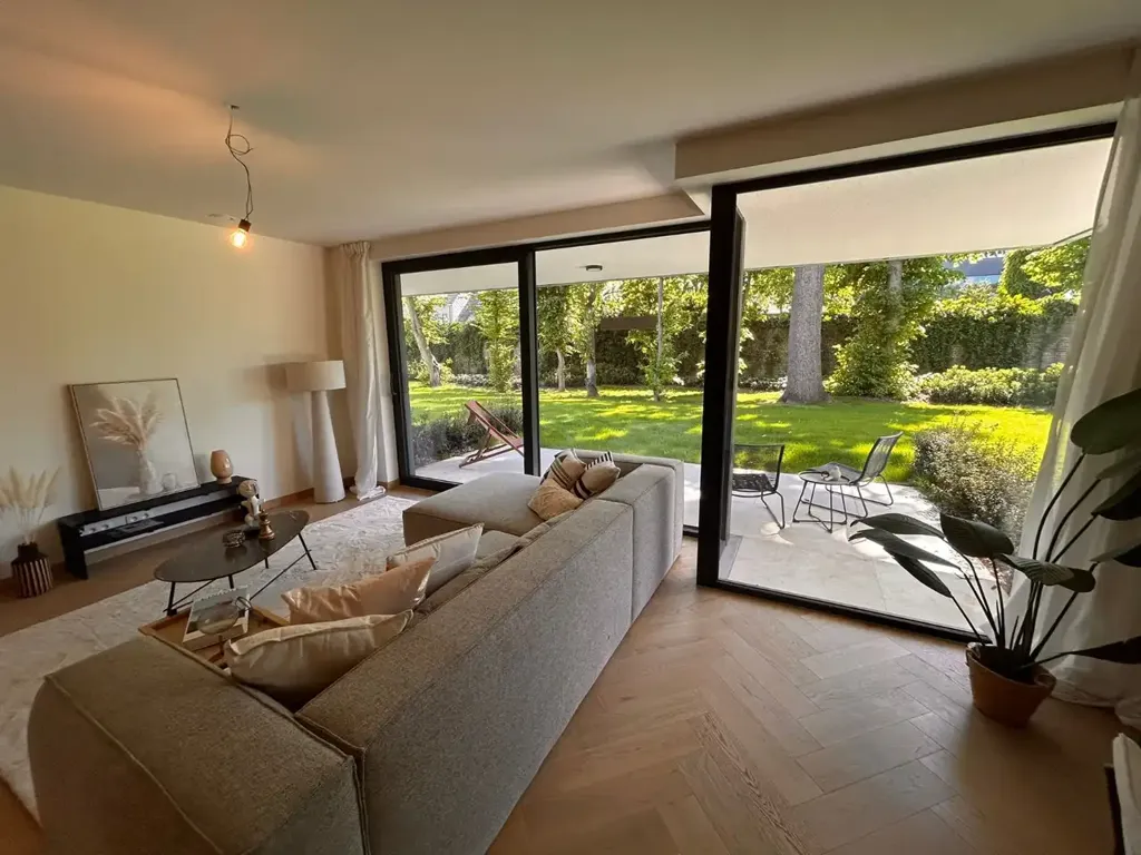 Séjour - Penthouse avec terrasse sud à Waregem