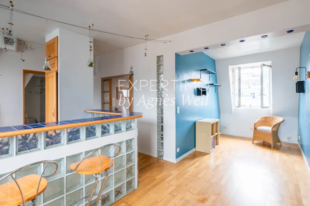Köök - Bright 2-Bedroom Apartment with Cave in Saint-Cloud