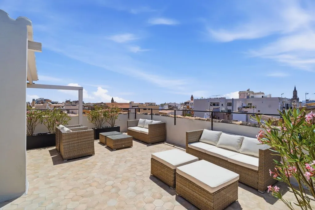 Terrace - Penthouse with Terrace in Sindicat, Palma