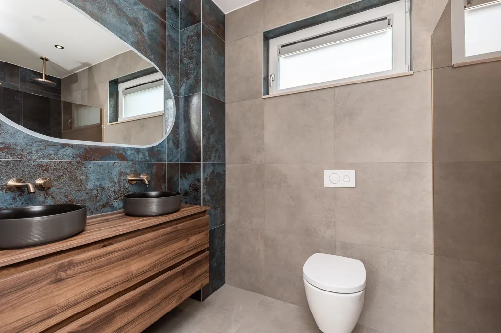 Salles de bain - Modern Villa with Office in Nobelhorst