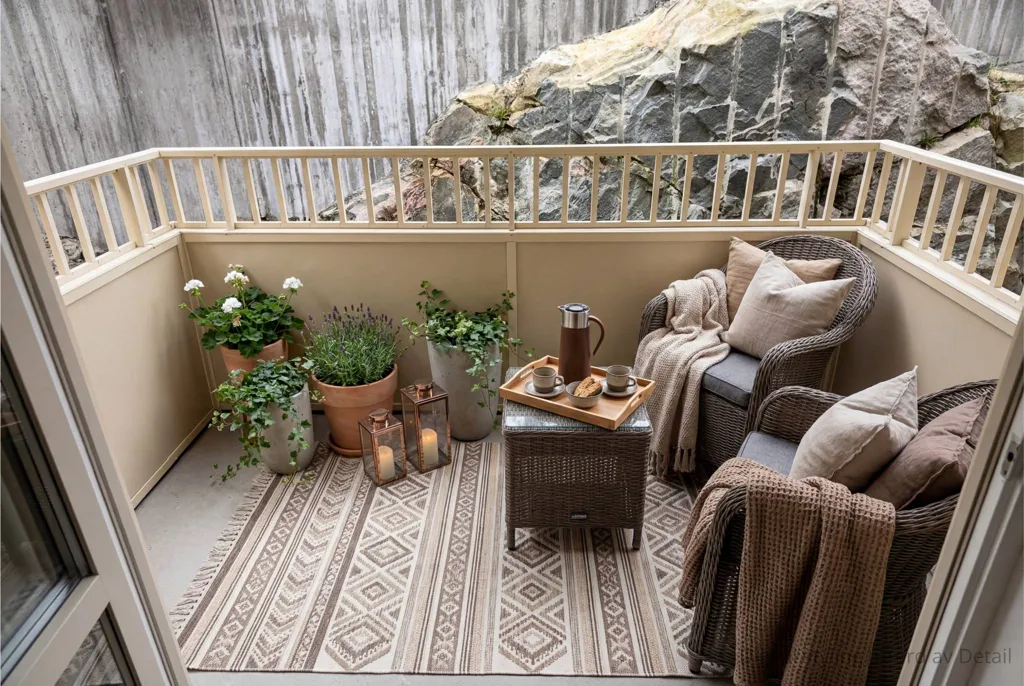 Balcon - Modern Apartment with Balcony in Fjällbacka