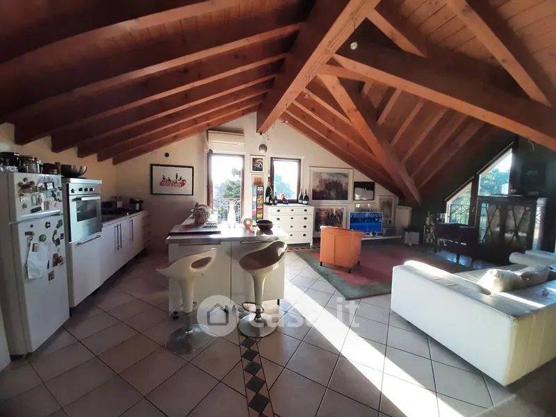 Living Room - Penthouse with Balcony in Treviglio