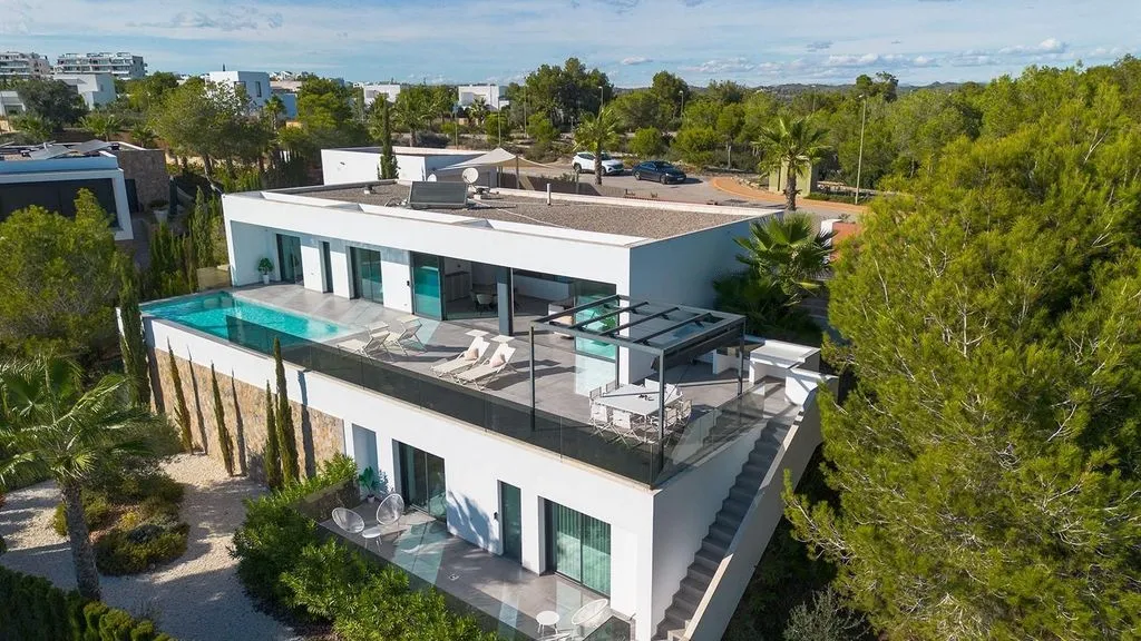 Vue aérienne - Luxury Villa with Golf Views in Orihuela