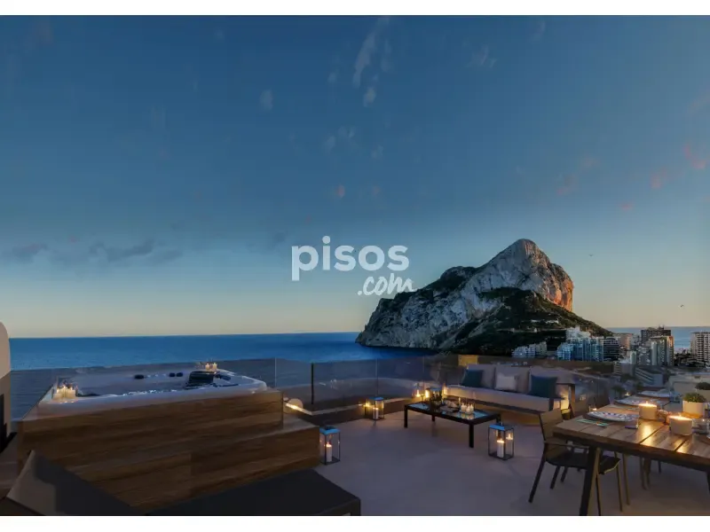 Terrace - New Duplex with Terrace in Calpe