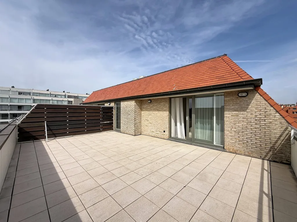 Terrasse - Penthouse avec Vue Panoramique à Nieuwpoort