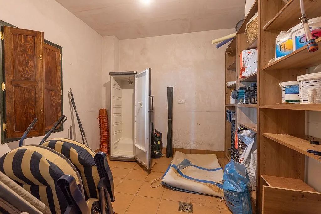 Buanderie - Chalet with Pool and Terrace in Nívar