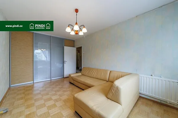 Séjour - 3-Bedroom Flat with Central Heating in Lasnamäe, Tallinn