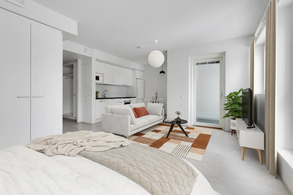 Magamistoad - Modern Flat with Balcony in Vuosaari, Helsinki