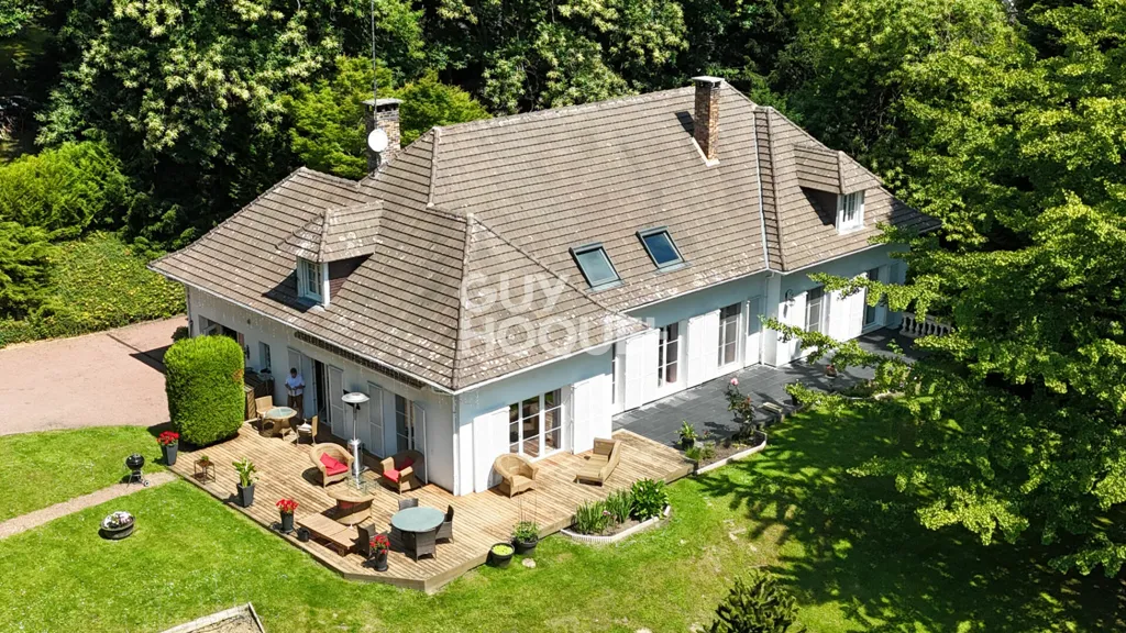 Vista aerea - Modern House with Sauna near Compiègne