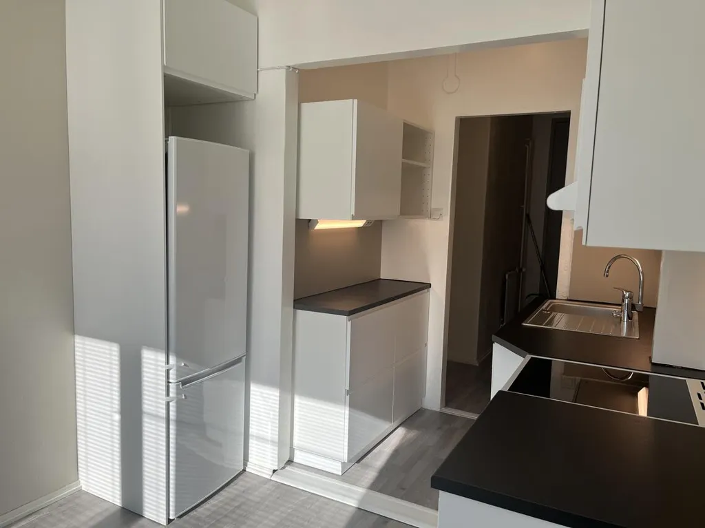 Cucina - Bright Studio Flat with Sauna in Kotkansaari, Kotka