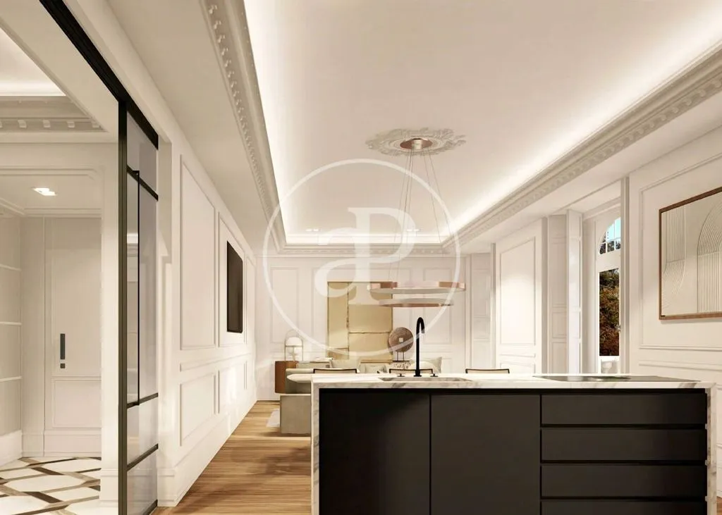 Kitchen - Luxury Flat with Pool in Salamanca, Madrid