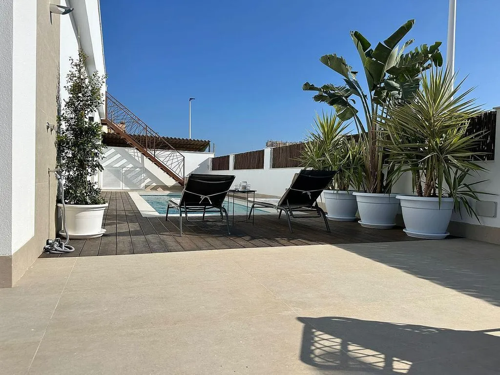 Terrass - Luxury Semidetached House with Pool in Santiago de la Ribera