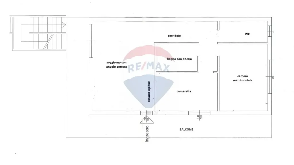 Plan - Attico with Terrace in Bellavista, L'Aquila