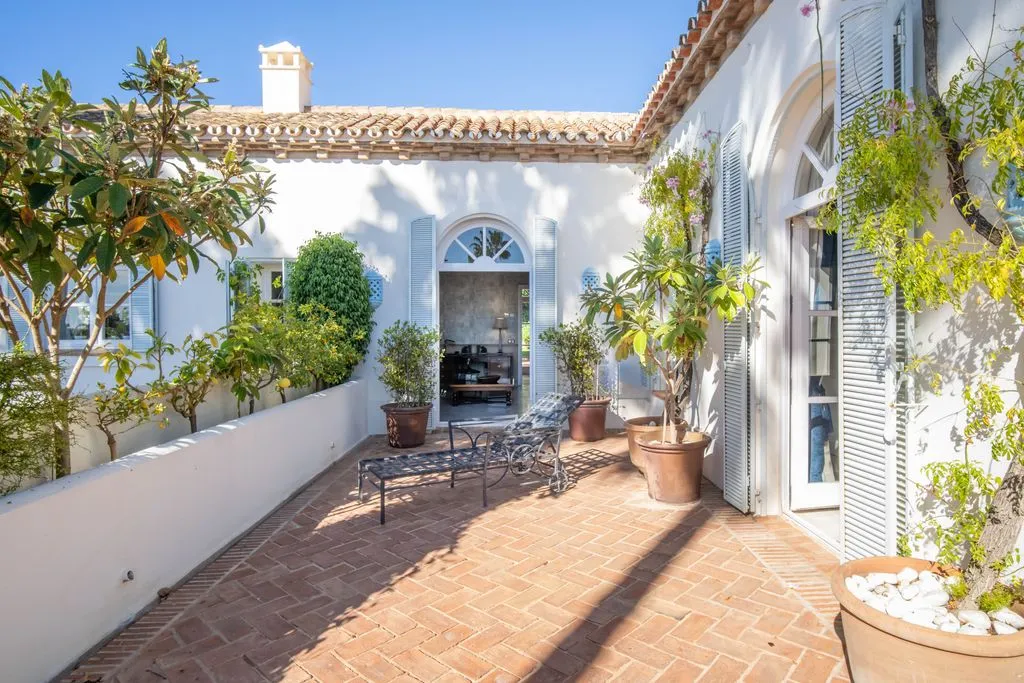 Terrasse - Mediterranean Villa with Sea View in Marbella