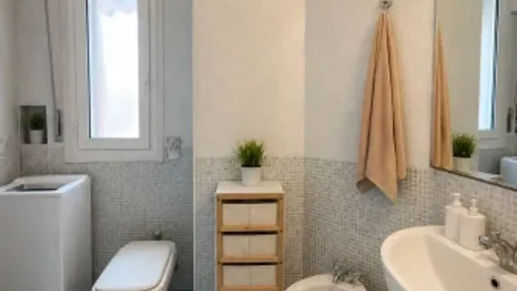 Salles de bain - Trilocale with Balcony in Grigioni, Milan