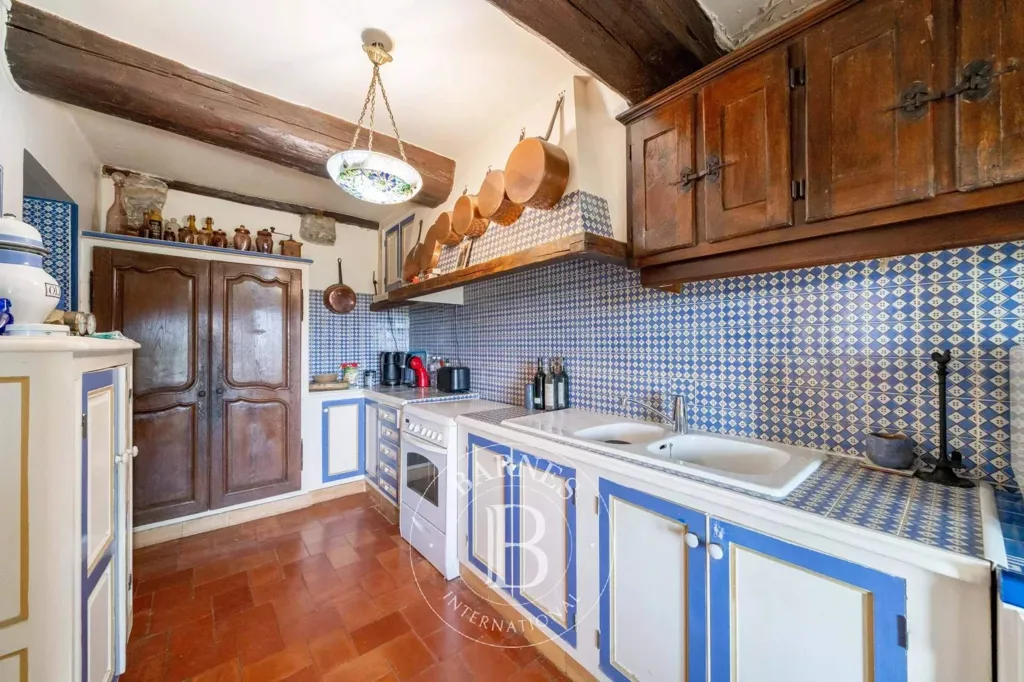 Cuisine - Villa de Luxe avec Vue Mer à Mougins