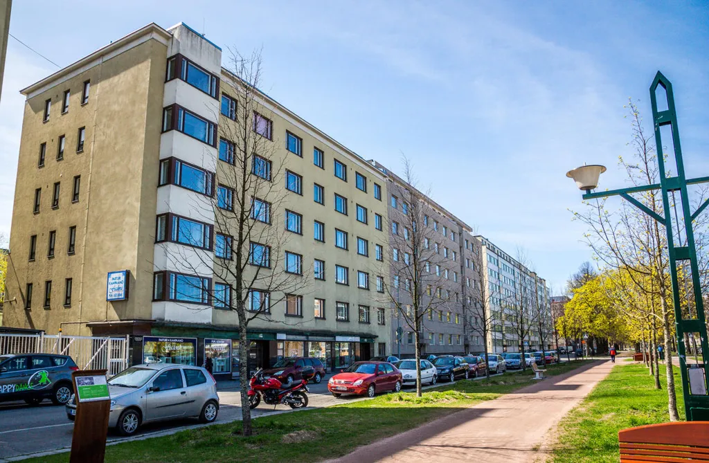 Esterno - Bright 4th Floor Flat with Garden in Pori Centre