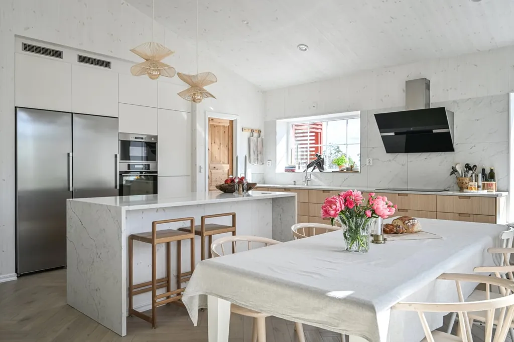 Cuisine - Passiv House Villa with Garden in Taxinge