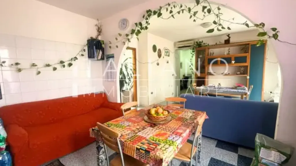 Söögituba - Seafront Apartment with Balcony in Milazzo