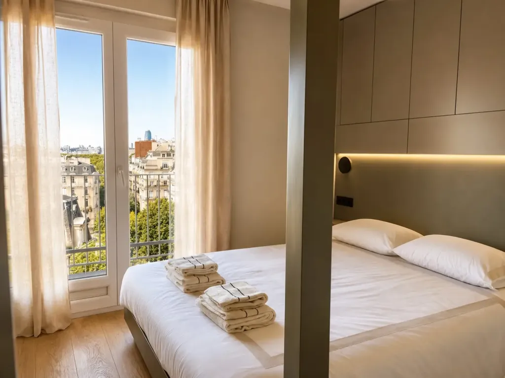 Chambres - Appartement avec Balcon et Vue Dégagée à Paris 16e