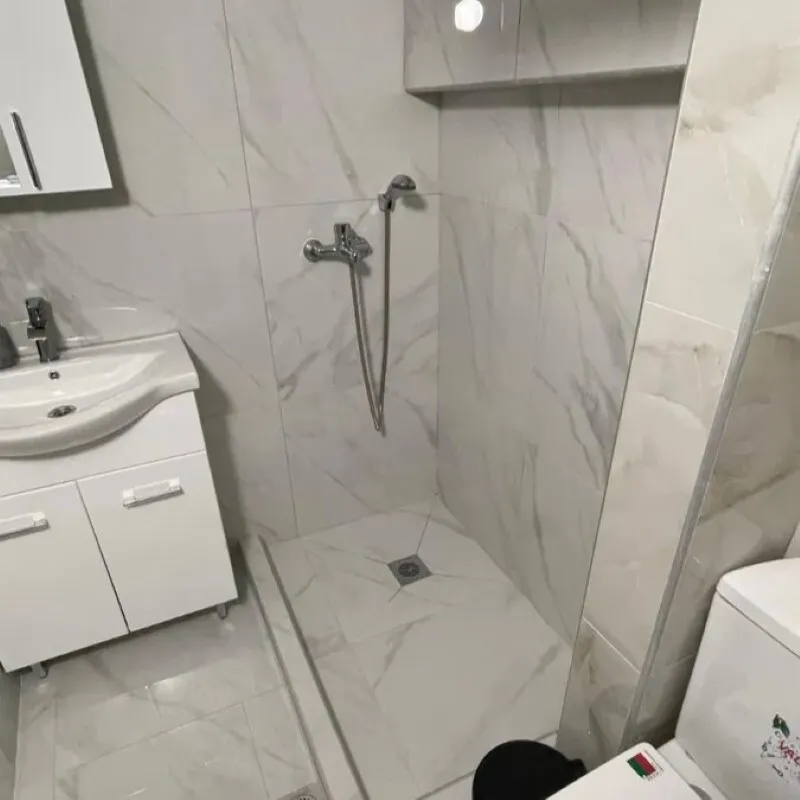 Badezimmer - Ground Floor Flat with Air Conditioning in Thessaloniki