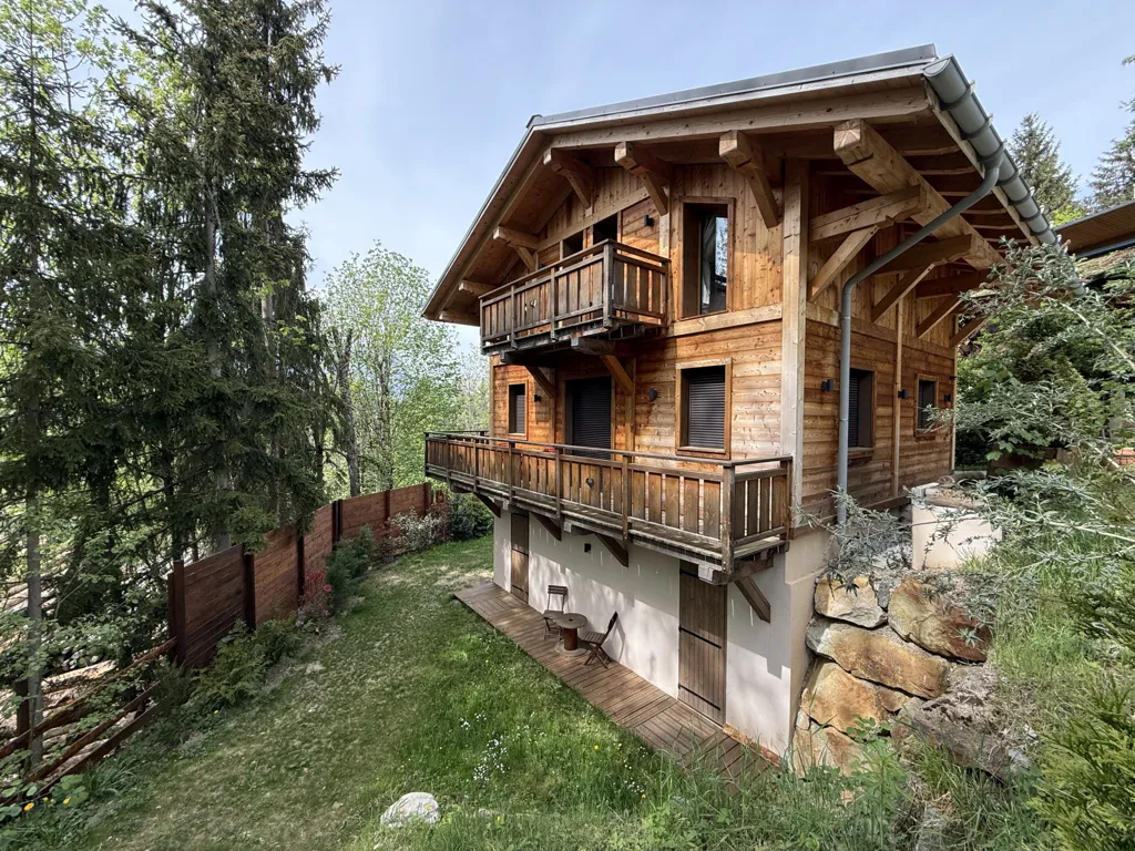 Õhuvaade - Alpine Chalet with Aravis View in Combloux