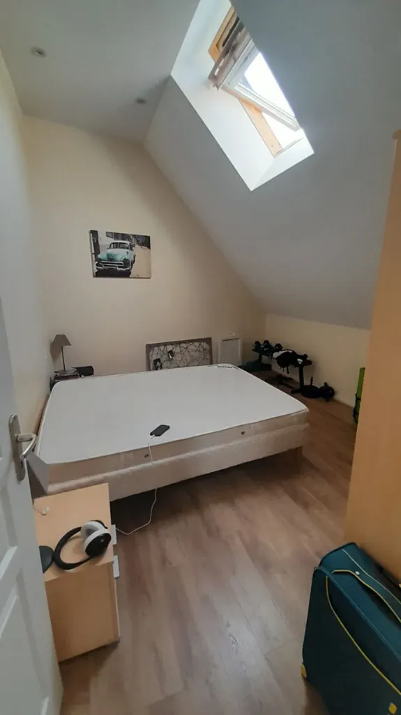 Bedrooms - Furnished Apartment with Open Kitchen in Vouzon