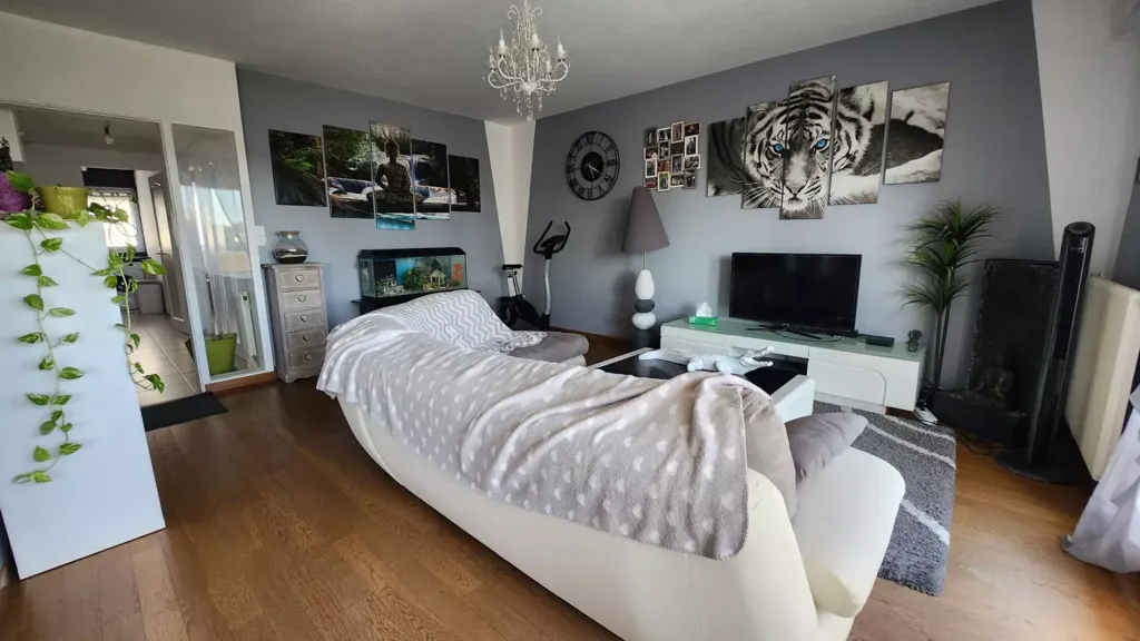 Séjour - Appartement T3 avec Balcon au Centre de La Roche-sur-Yon