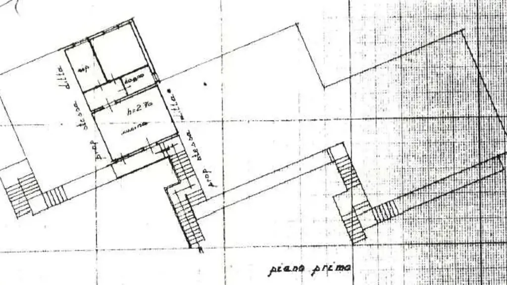 Plaan - Trilocale with Balcony in Belvedere Ostrense