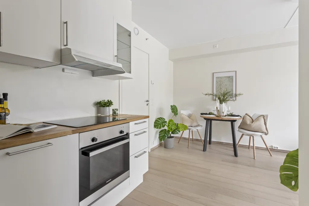 Cuisine - Modern 2-Bedroom Apartment with Terrace in Nesttun