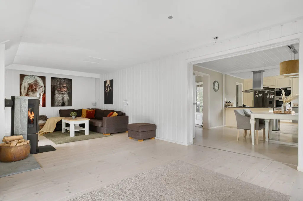 Soggiorno - Casa di 6 locali a Fjellhamar