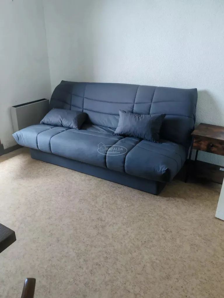 Living Room - Studio with Balcony in Mont-Saxonnex
