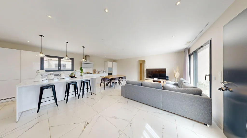 Cucina - Contemporary House with Pool in Malemort-du-Comtat
