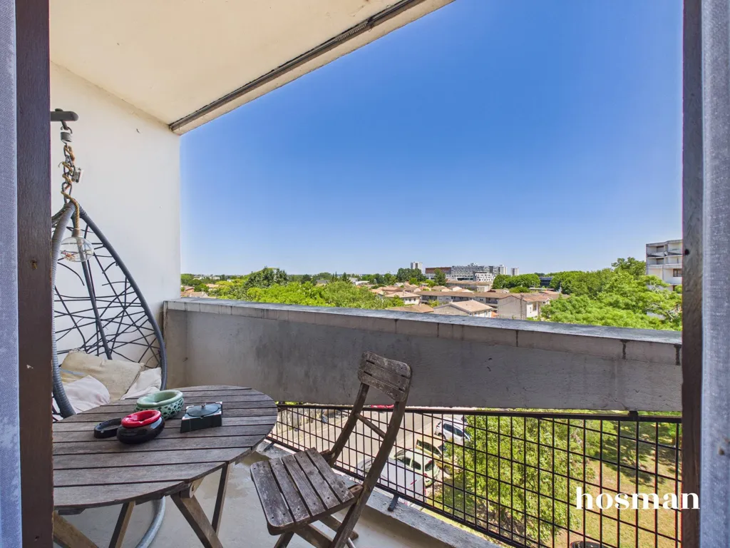 Balcone - 2-Bedroom Apartment with Double Balcony in Pessac