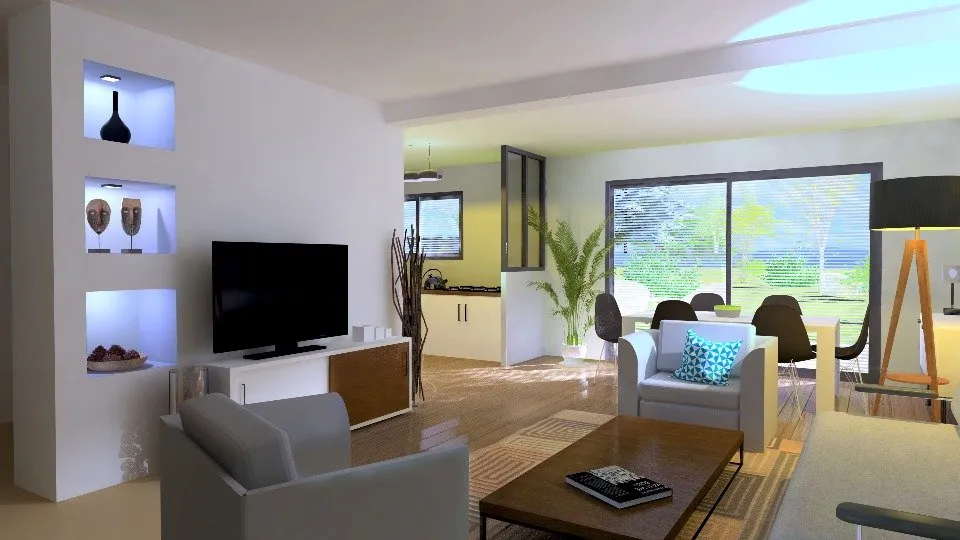 Custom Build House with Garden in Bazemont
