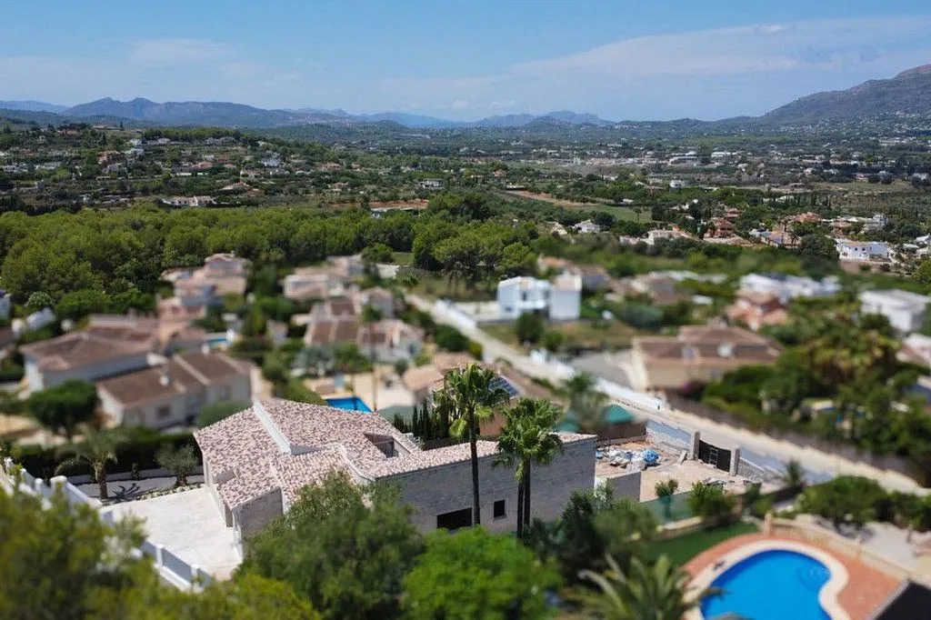 Vue aérienne - Newly Built Villa with Pool in Jávea