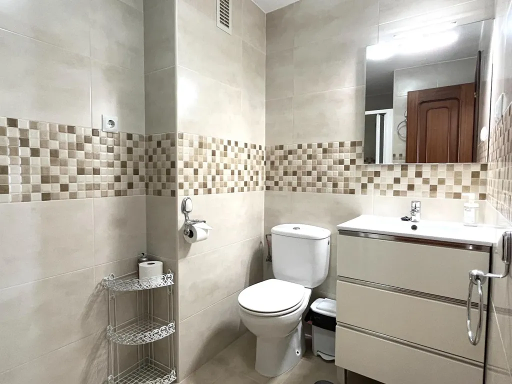 Salles de bain - 1-Bed Flat with Sea View in Los Boliches