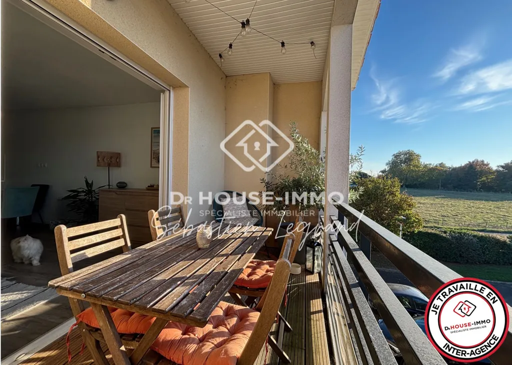 Balcony - T3 Flat with Balcony and Pool in Parempuyre
