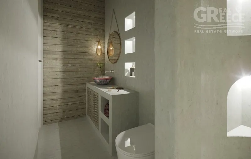 Salles de bain - Apartment with Sea View in Naxos