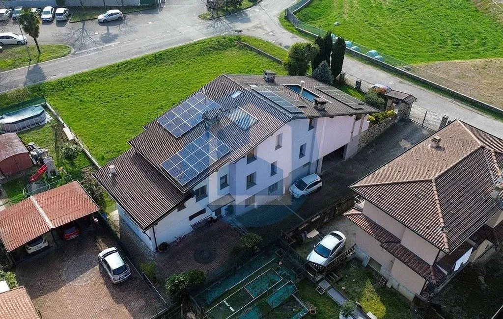 Vue aérienne - Luxury Villa with Pool in Piancogno, Lombardy