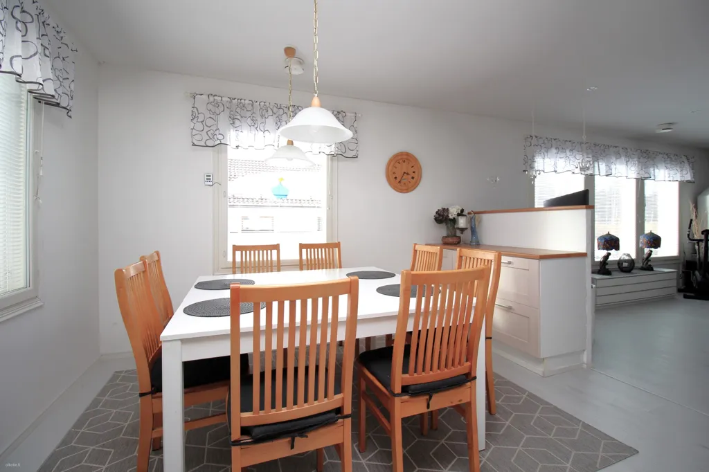 Dining Room - Spacious Detached House with Garden in Heinola