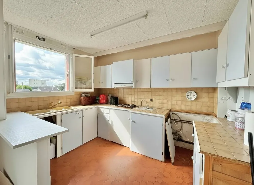 Cucina - 2-Bedroom Apartment with RER E Access in Pontault-Combault