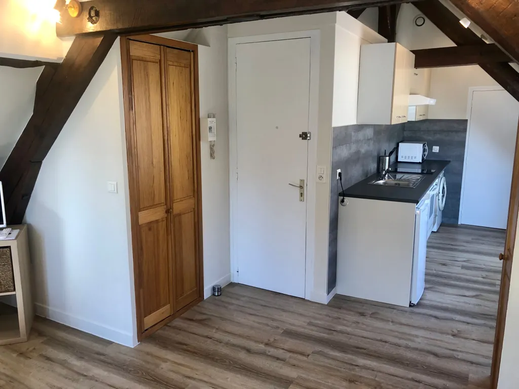 Kitchen - Meubled Studio with City Centre Proximity in Troyes