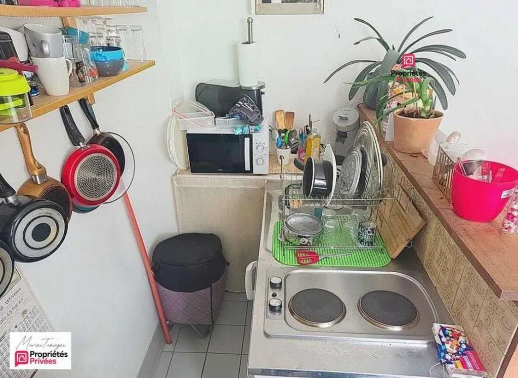 Köök - Duplex Studio with Mezzanine in Compiègne