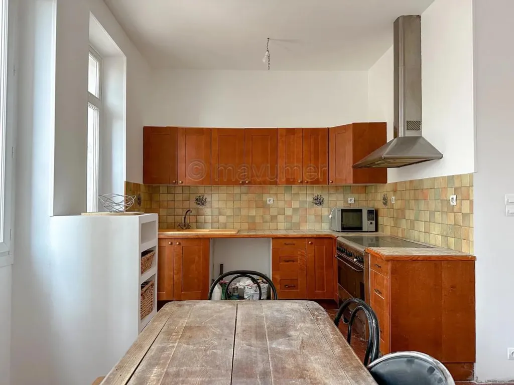 Kitchen - Duplex Flat with Balconies in Marseille
